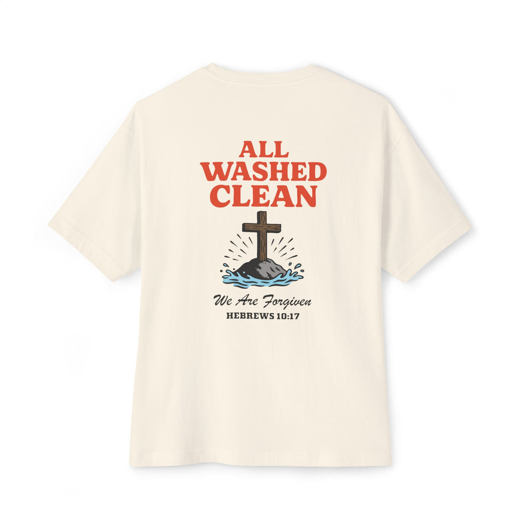 All Washed Clean – Forgiveness Oversized Faith Tee