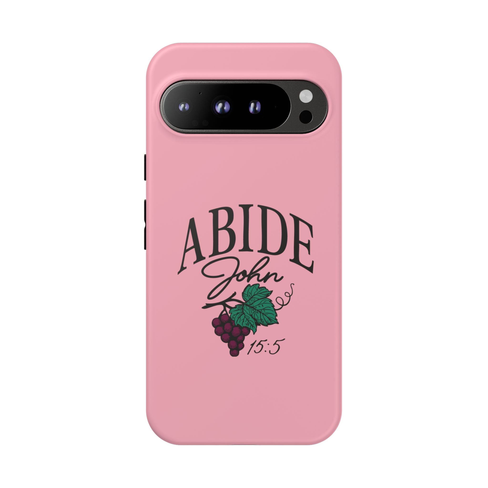Abide Phone Case – John 15:5 Christian Tough Cover