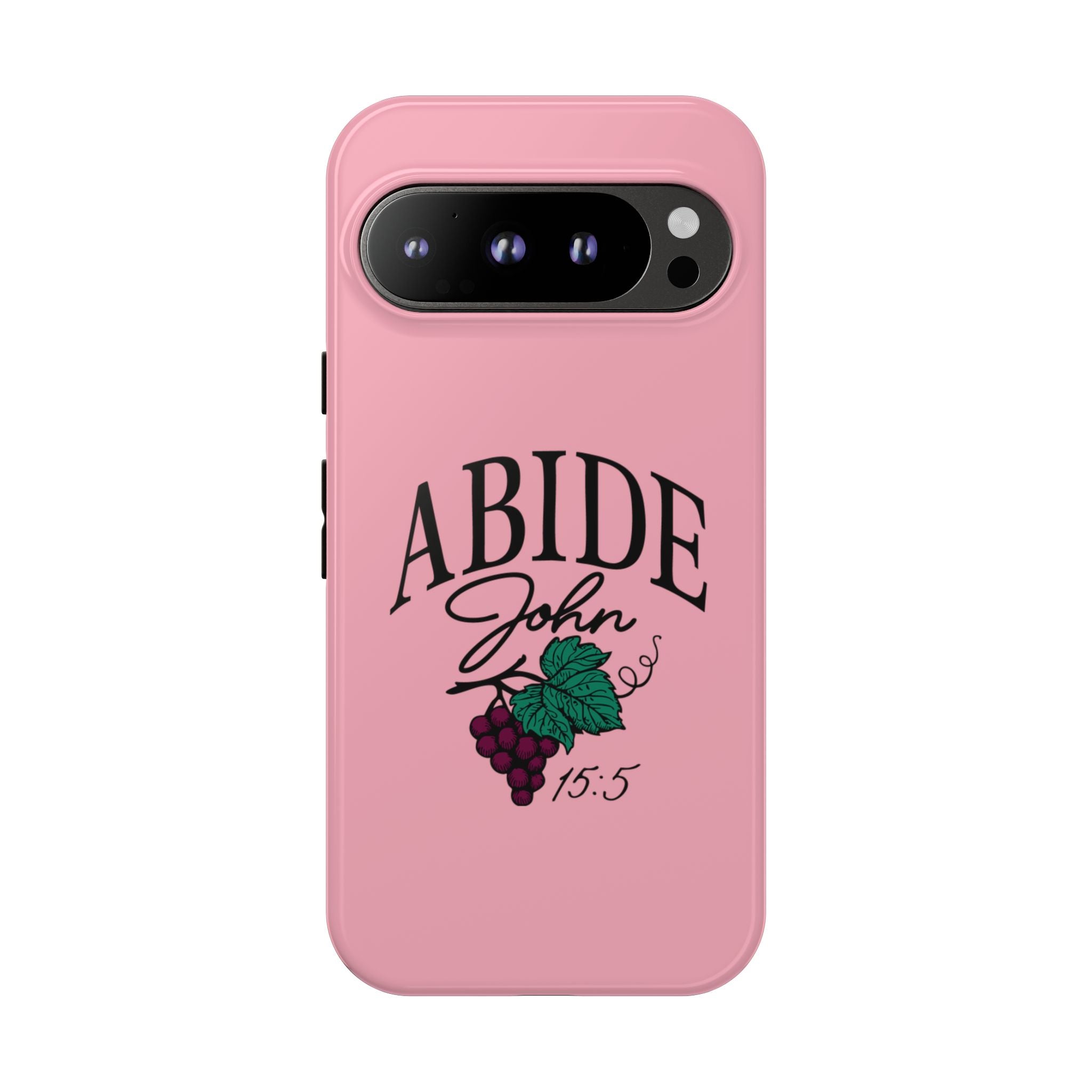 Abide Phone Case – John 15:5 Christian Tough Cover