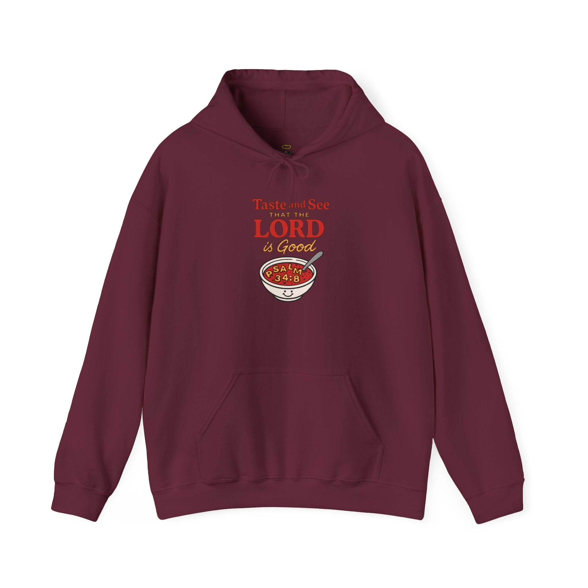 Taste and See Hoodie – Psalm 34:8 Christian Apparel