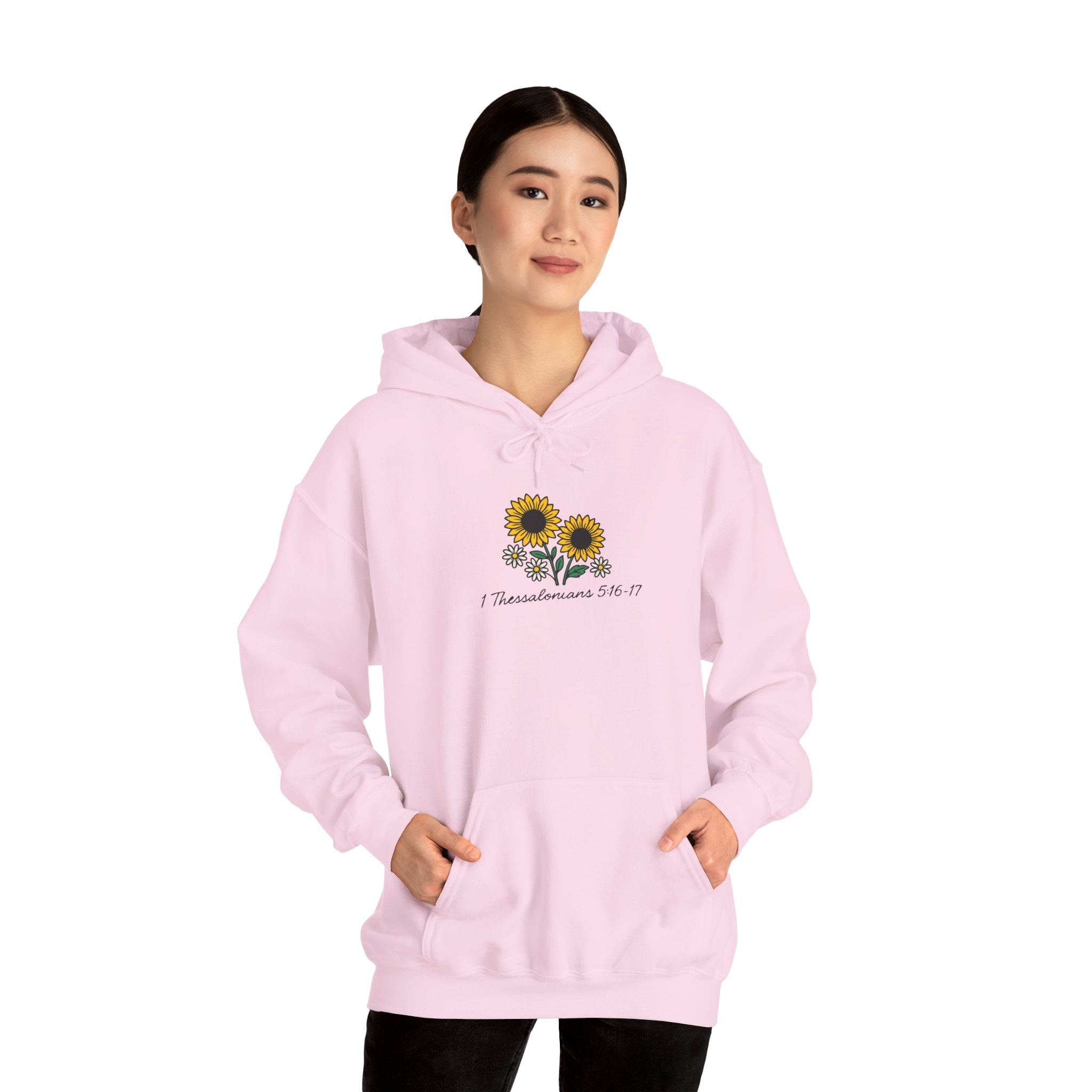 Rejoice Always Hoodie – Sunflower Christian Faith Apparel
