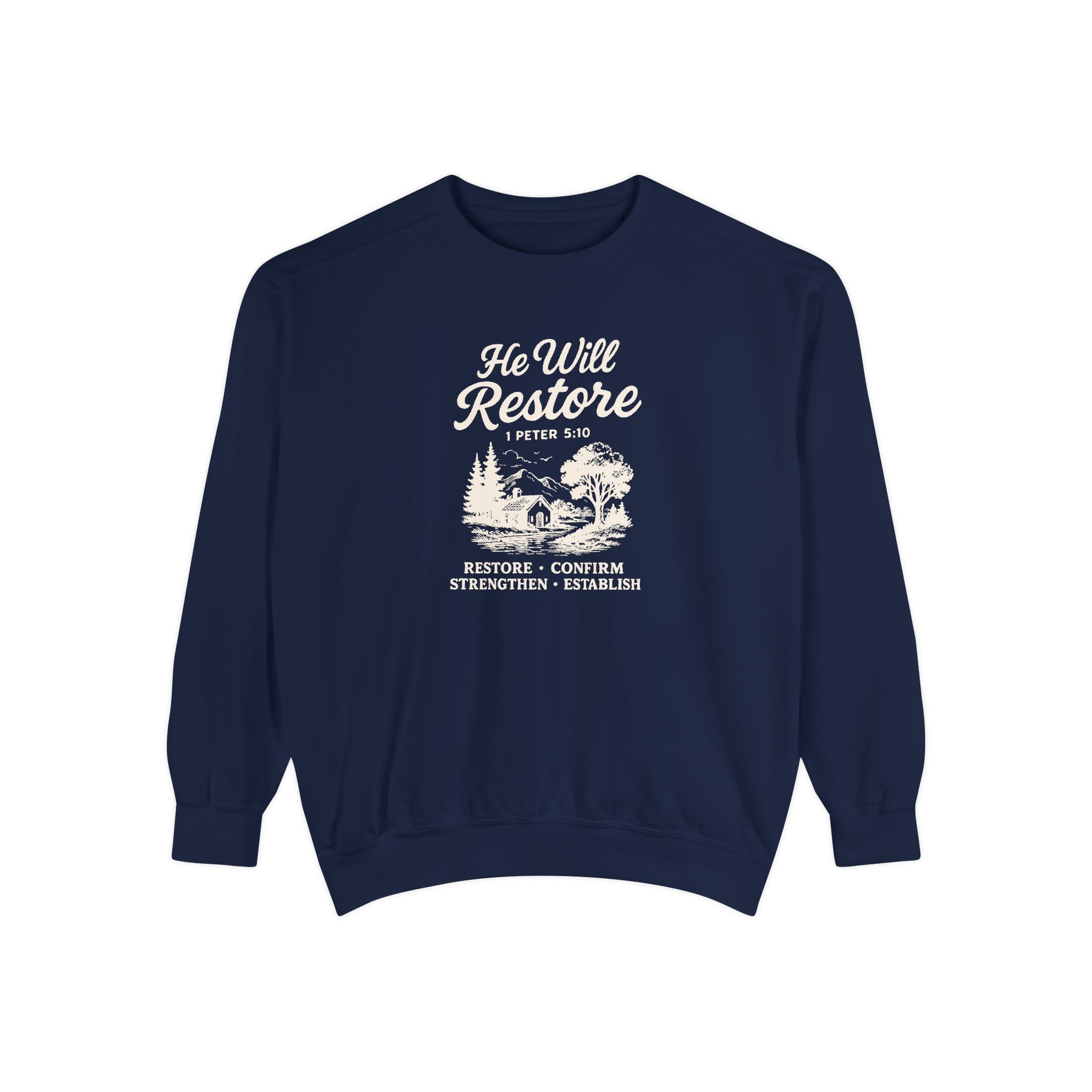 He Will Restore – Inspirational Christian Cozy Sweater