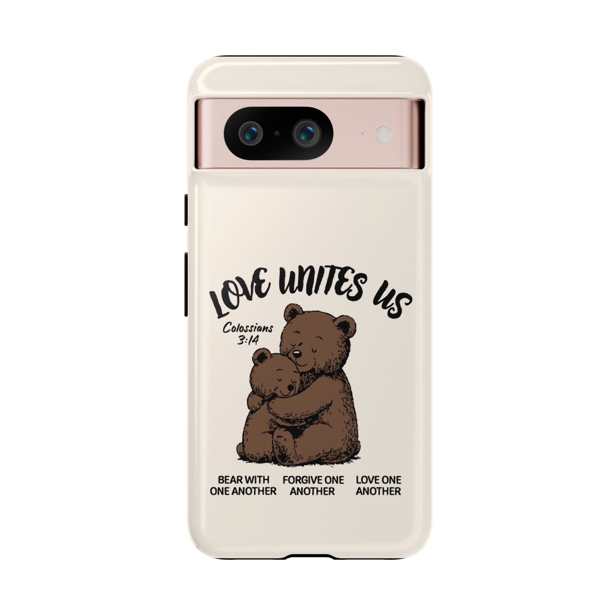 Love Unites Us Phone Case – Colossians 3:14 Scripture
