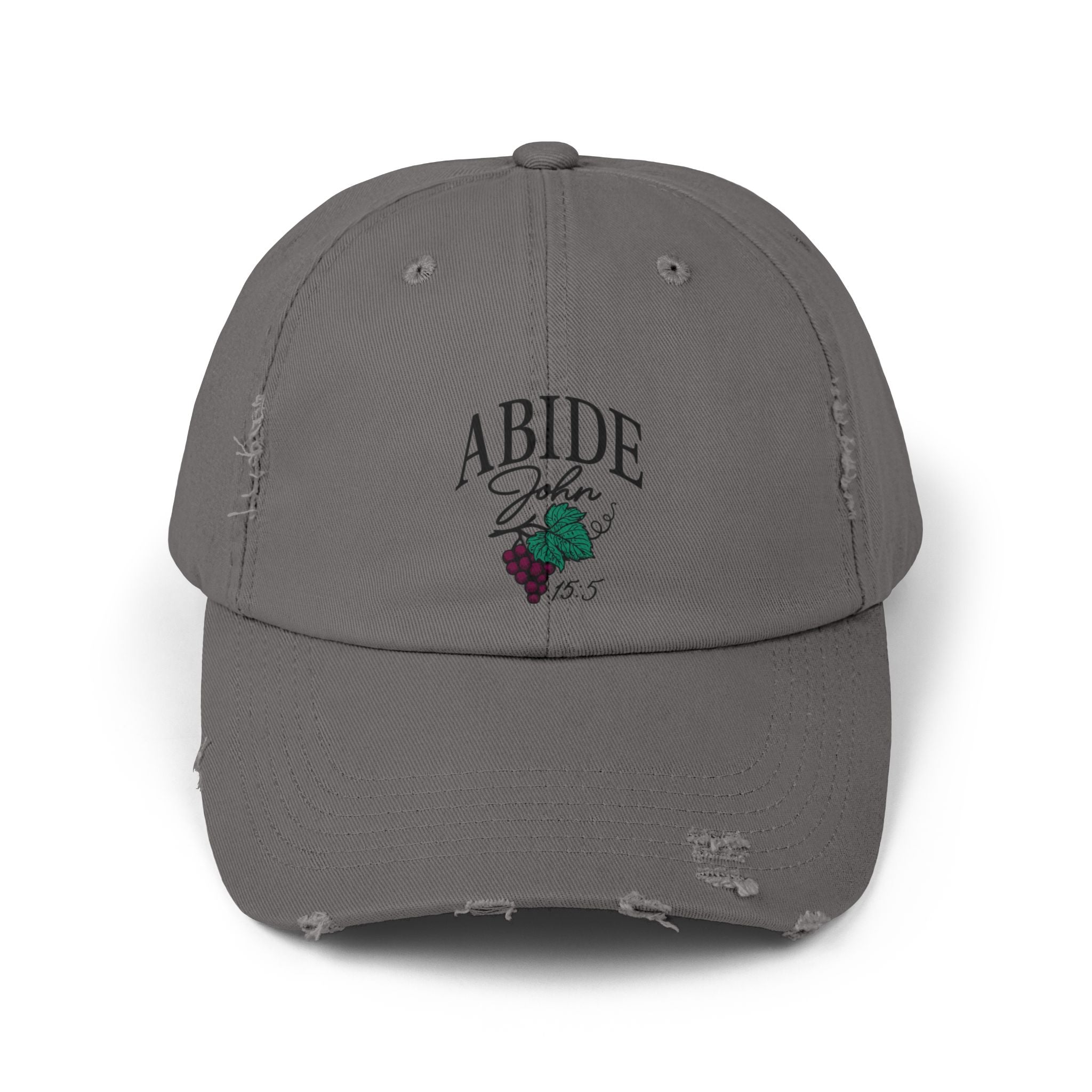 Abide Cap – John 15:5 Embroidered Christian Hat