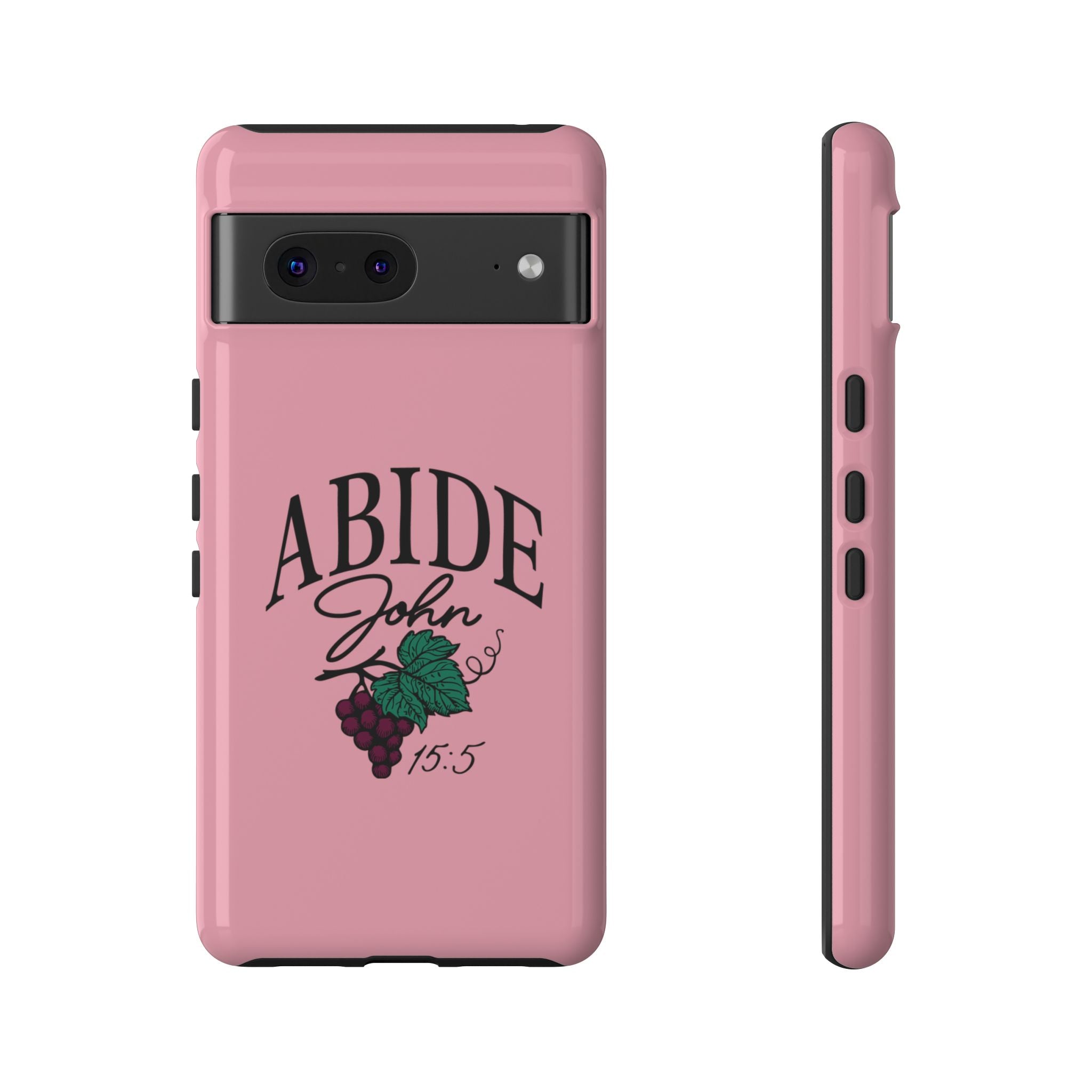 Abide Phone Case – John 15:5 Christian Tough Cover