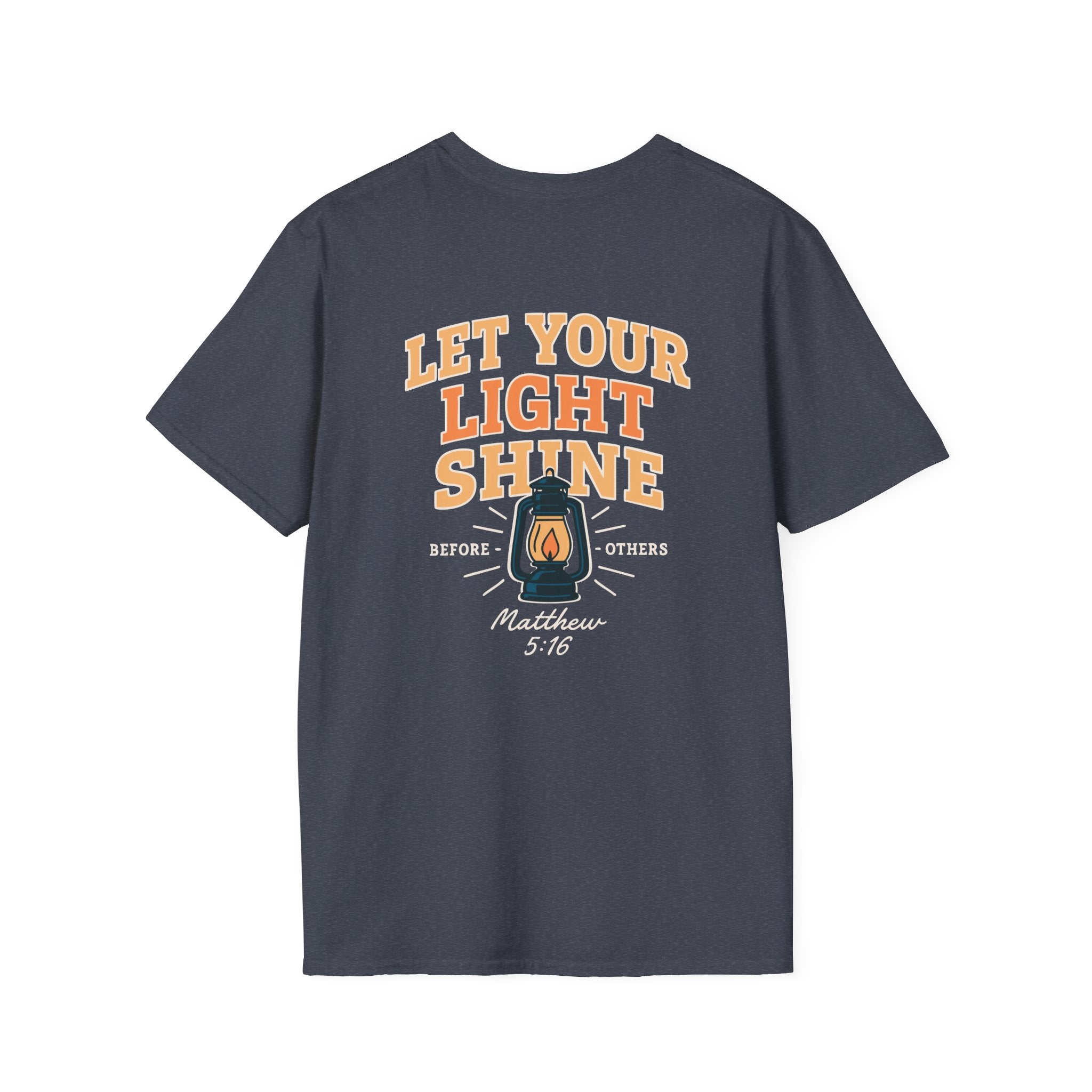 Let Your Light Shine – Matthew 5:16 Christian Tee
