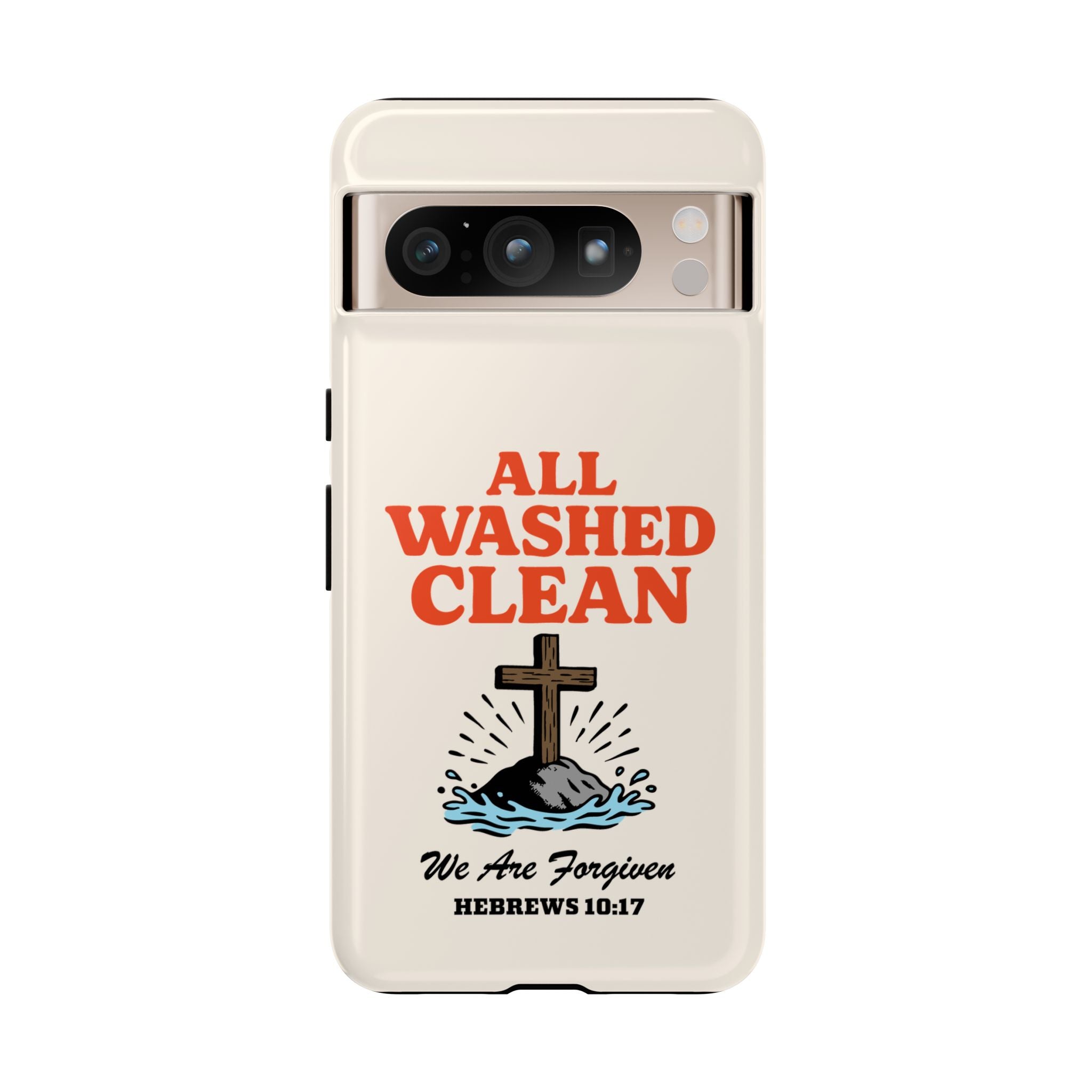 All Washed Clean Phone Case – Hebrews 10:17 Scripture