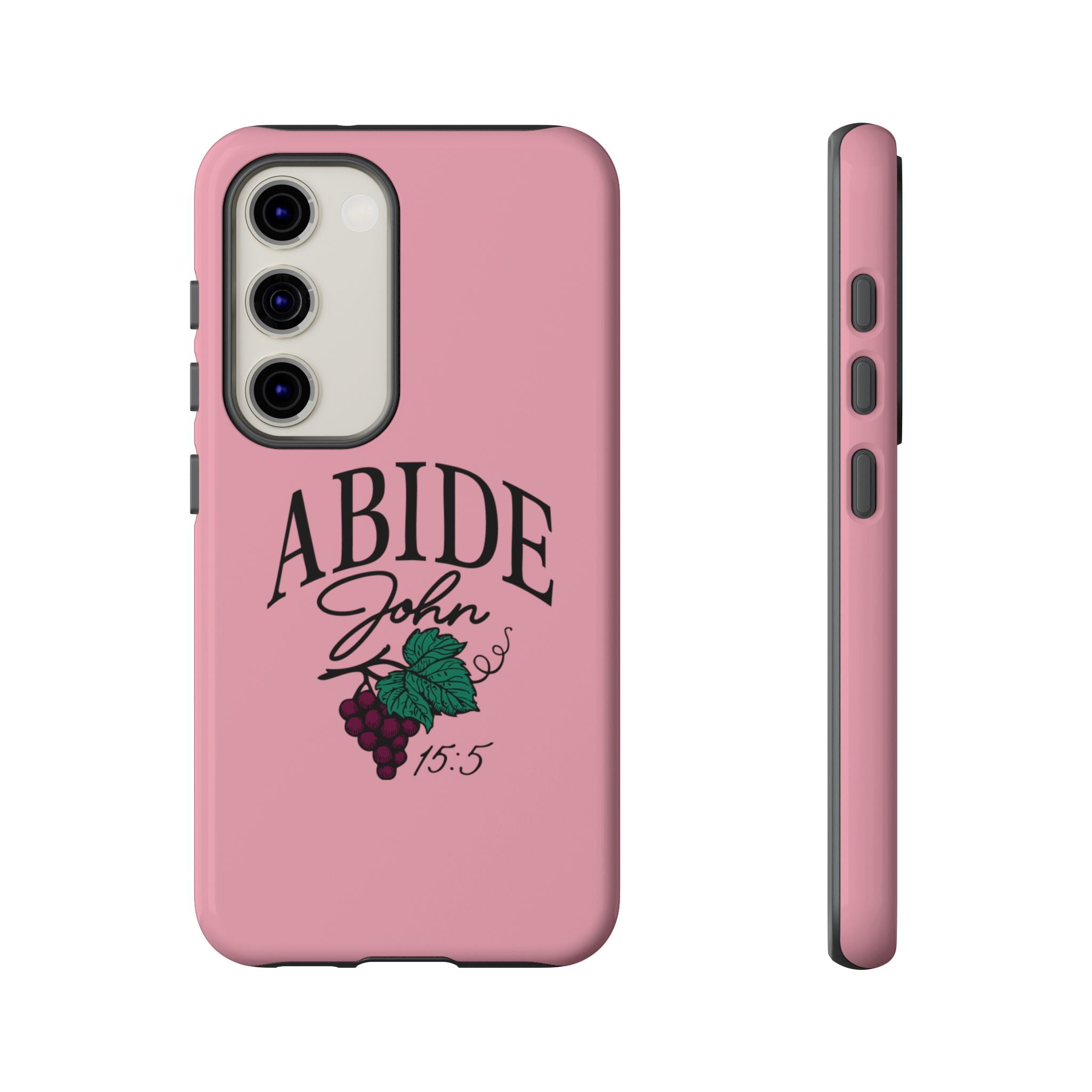 Abide Phone Case – John 15:5 Christian Tough Cover