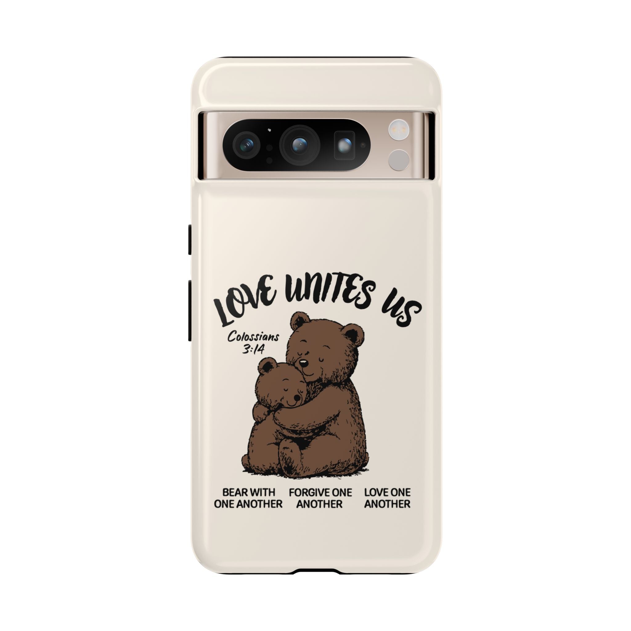 Love Unites Us Phone Case – Colossians 3:14 Scripture