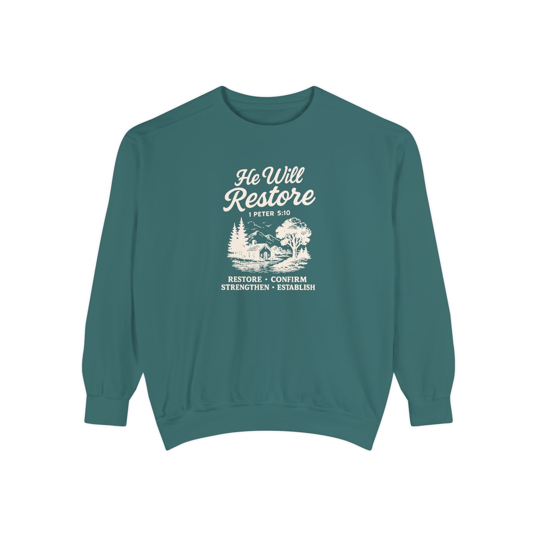 He Will Restore – Inspirational Christian Cozy Sweater