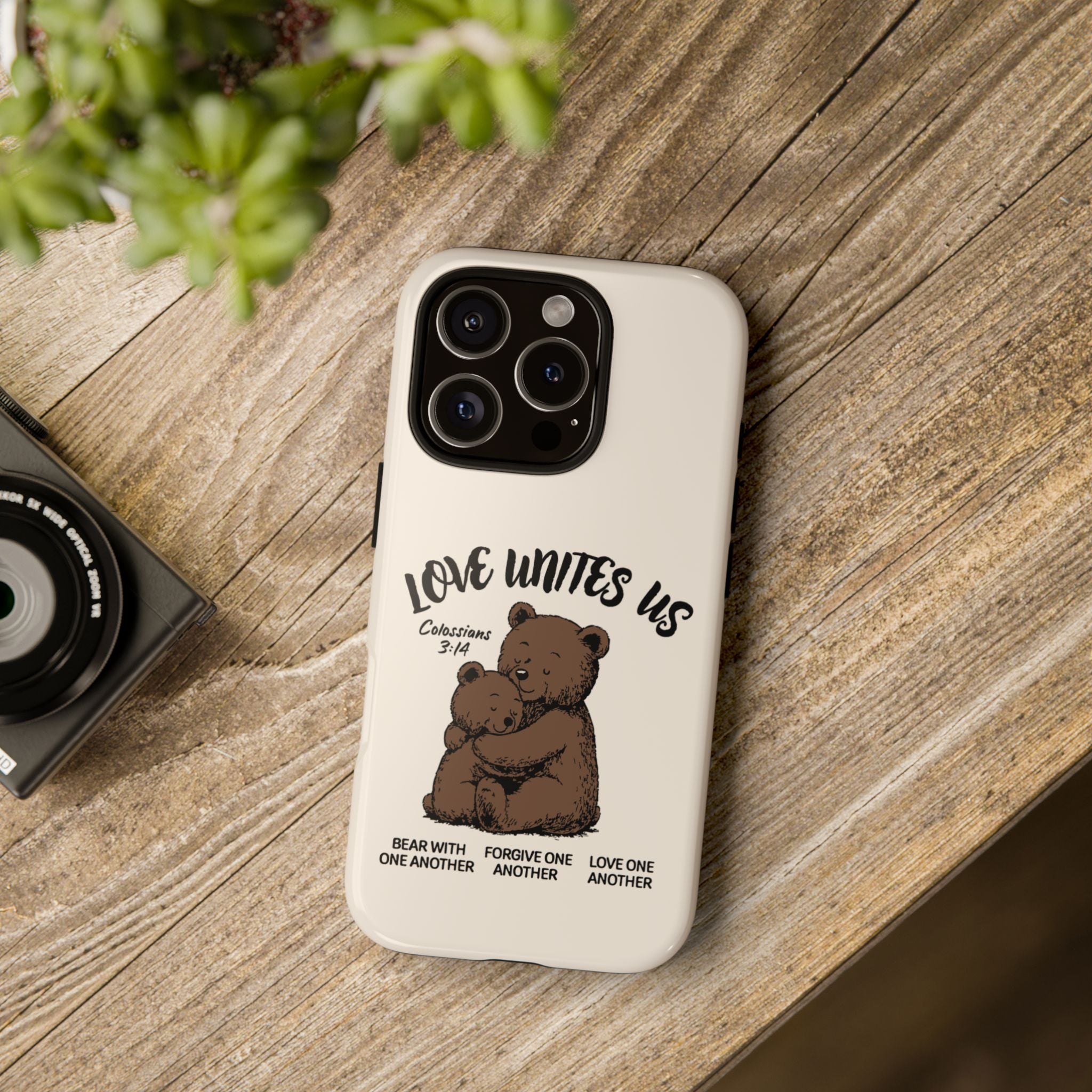 Love Unites Us Phone Case – Colossians 3:14 Scripture