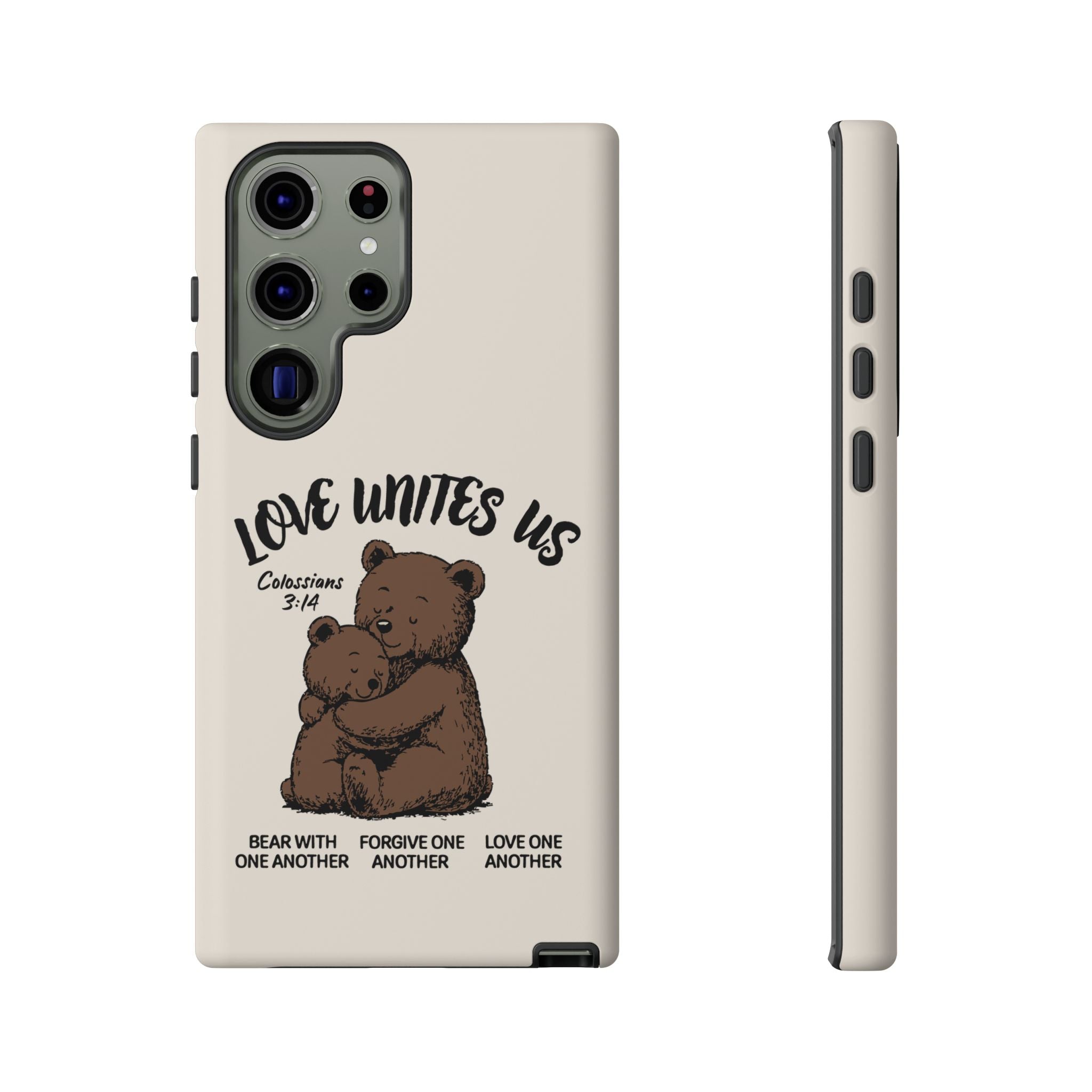 Love Unites Us Phone Case – Colossians 3:14 Scripture