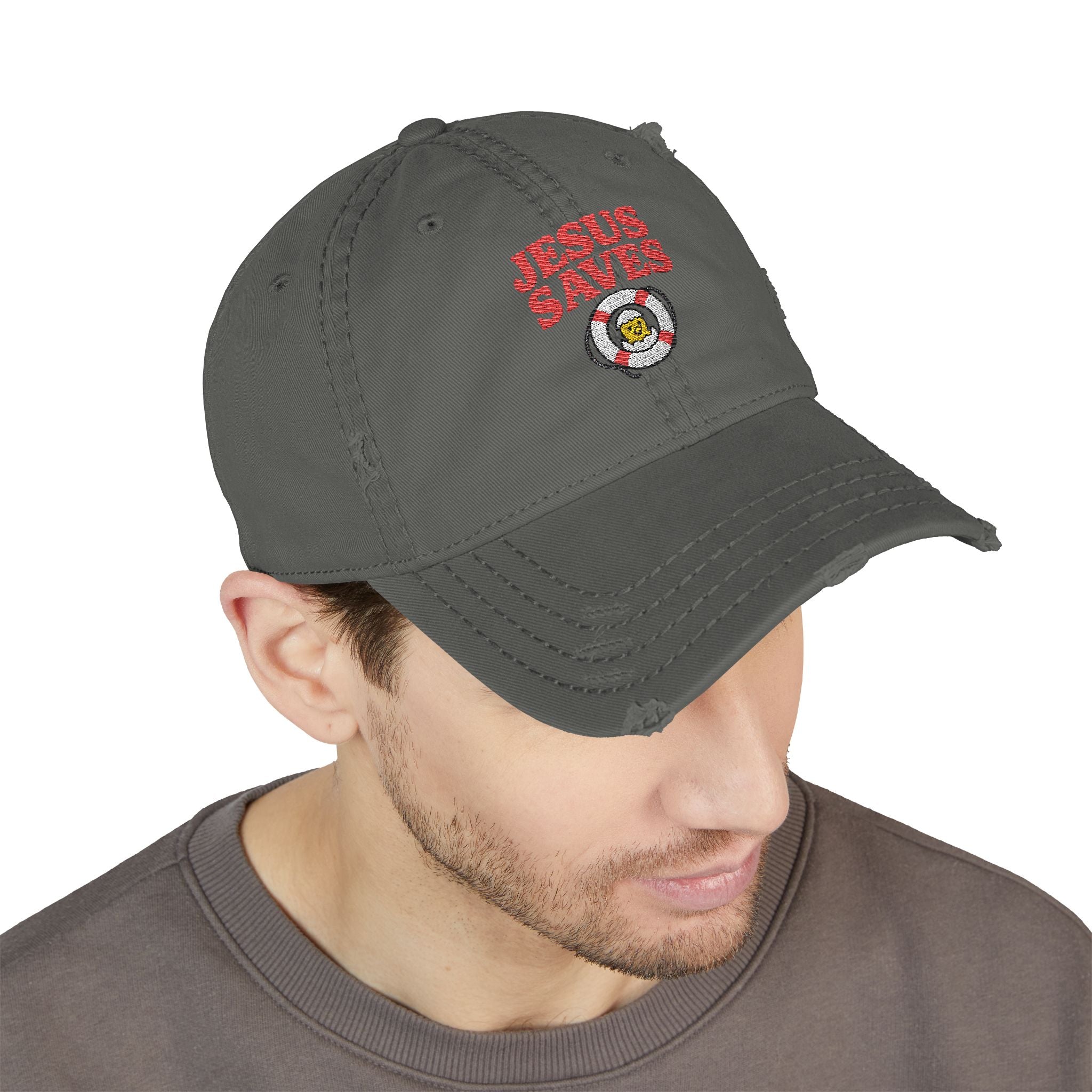 Jesus Saves – Casual Faith Hat for Dads