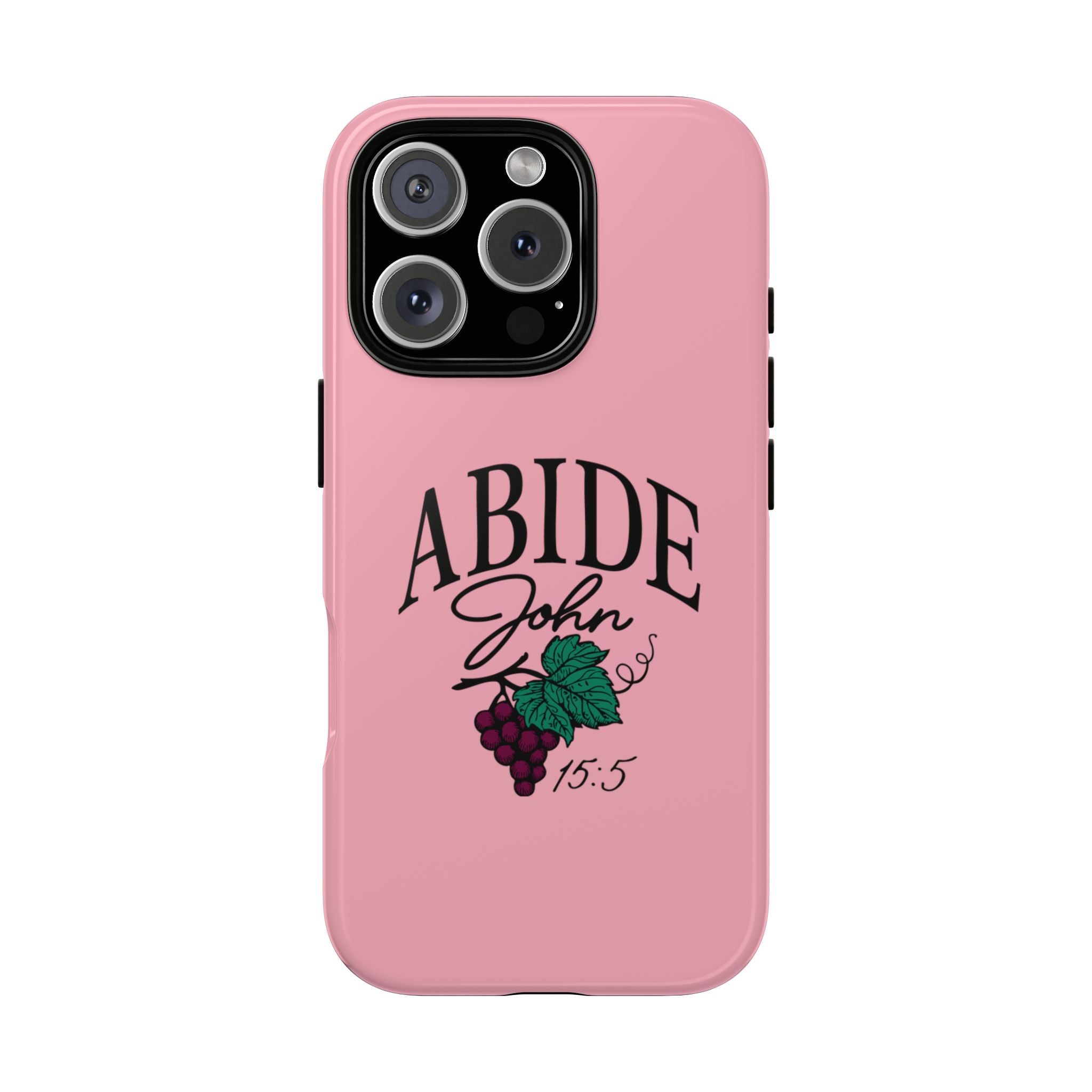 Abide Phone Case – John 15:5 Christian Tough Cover