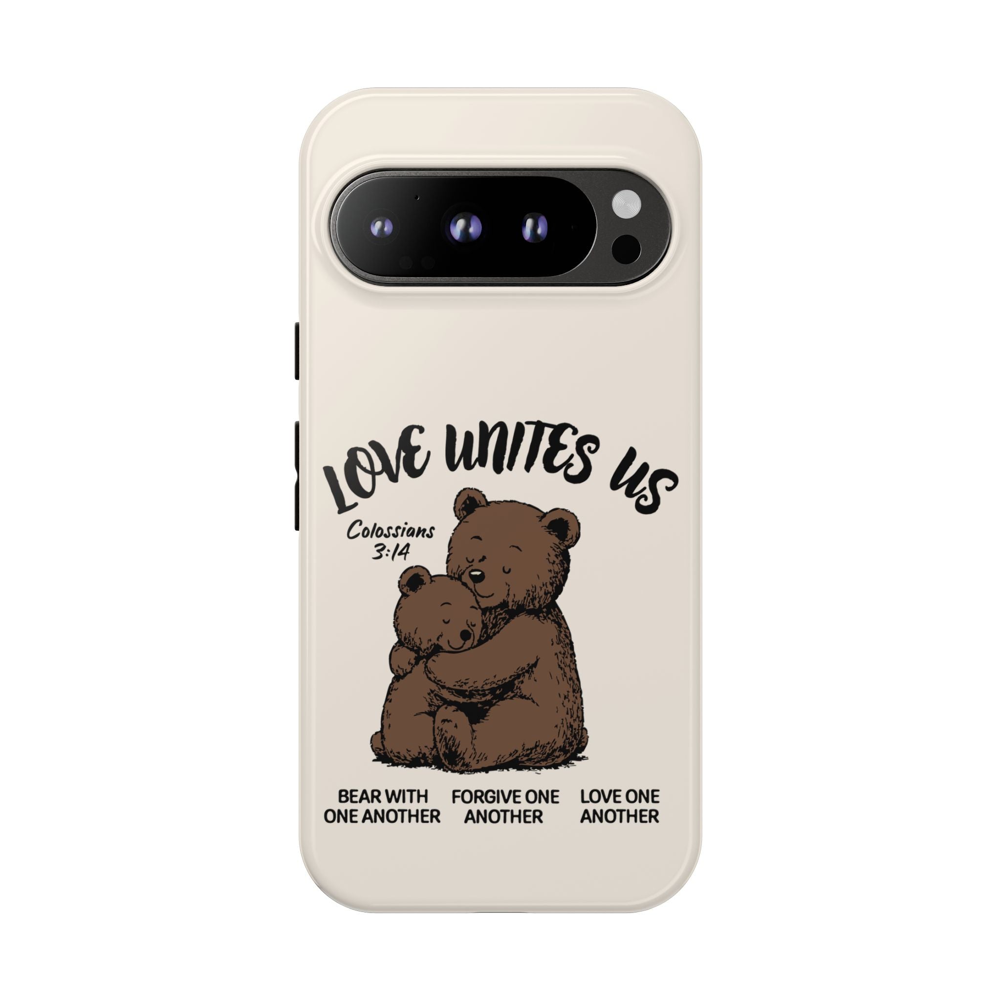 Love Unites Us Phone Case – Colossians 3:14 Scripture