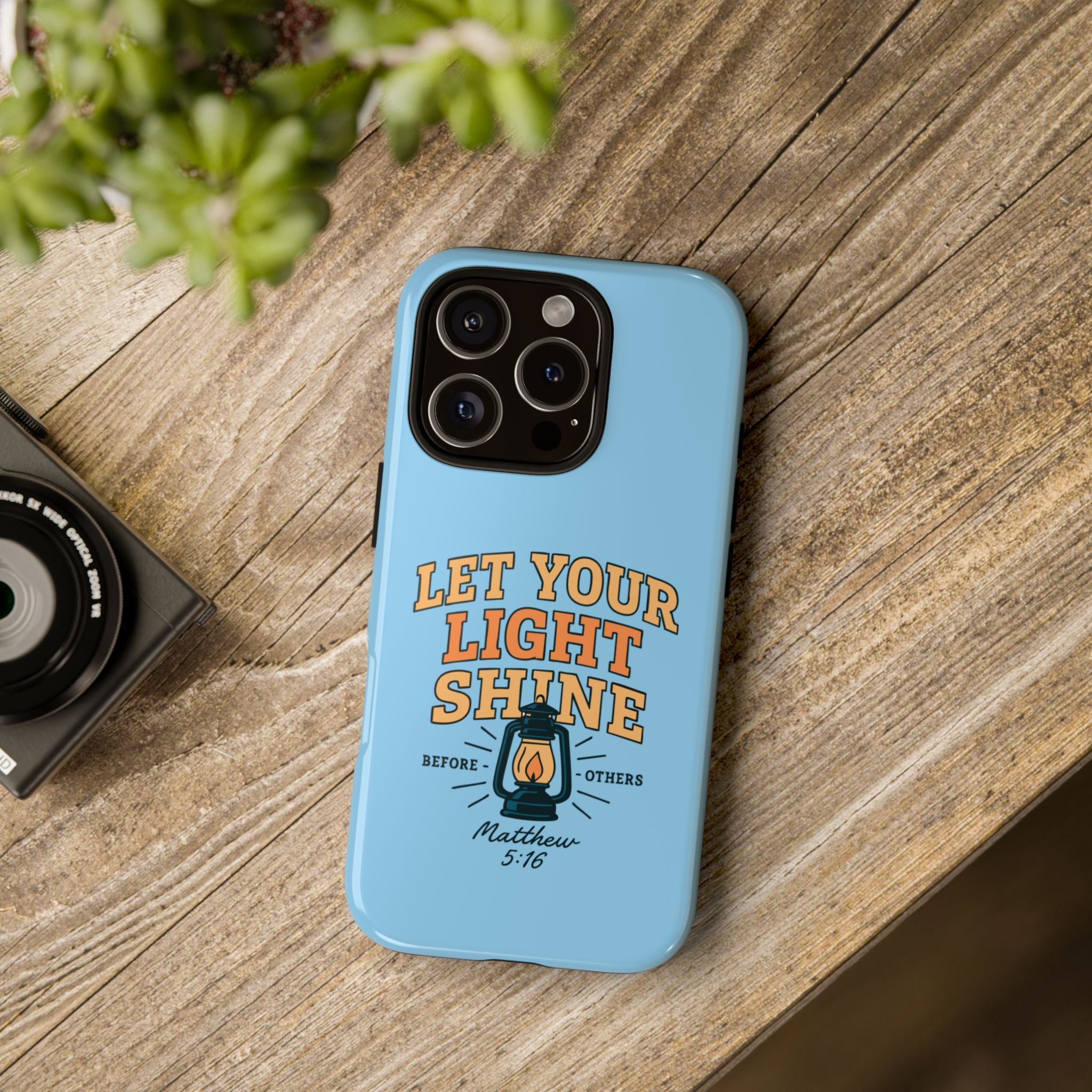 Let Your Light Shine Phone Case – Matthew 5:16