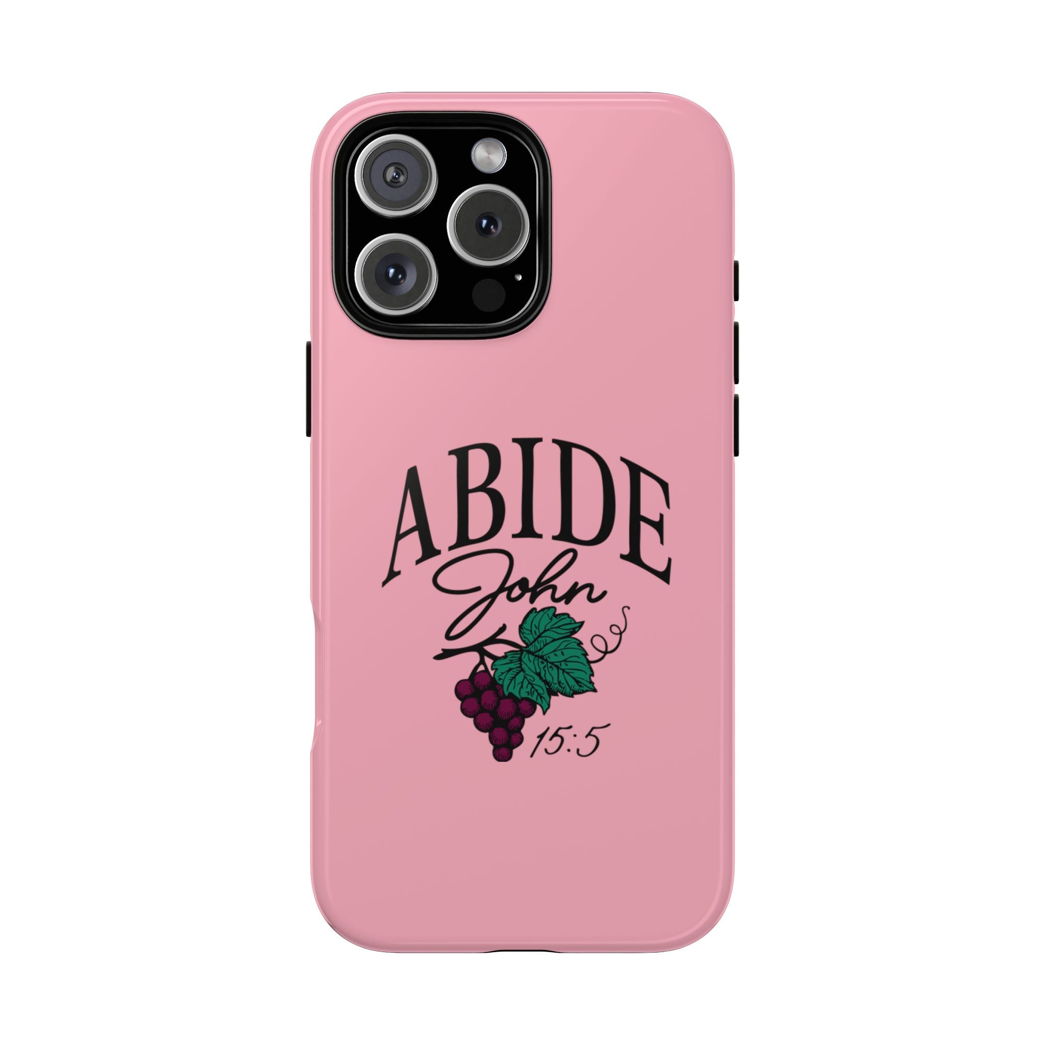 Abide Phone Case – John 15:5 Christian Tough Cover
